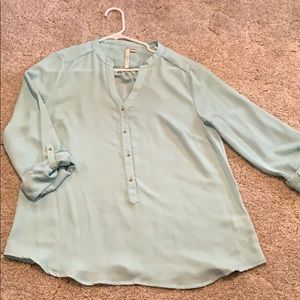 Light blue blouse